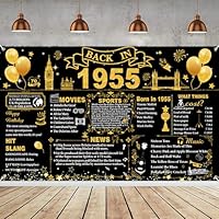 Striscione Buon Compleanno 50 Anni 1975-2025, Decorazione Oro E Nero Per Festa Di Compleanno 180x110 Cm - Per Donna E Uomo