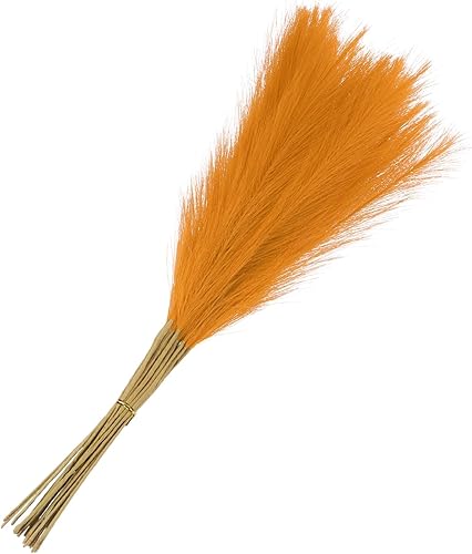 Miniatura 1 de MECCANIXITY 20 piezas de hierba de pampa sintética, 21 pulgadas21.7 in, decoración de hierba de pampa falsa para sala de estar, fiesta, jarrón de