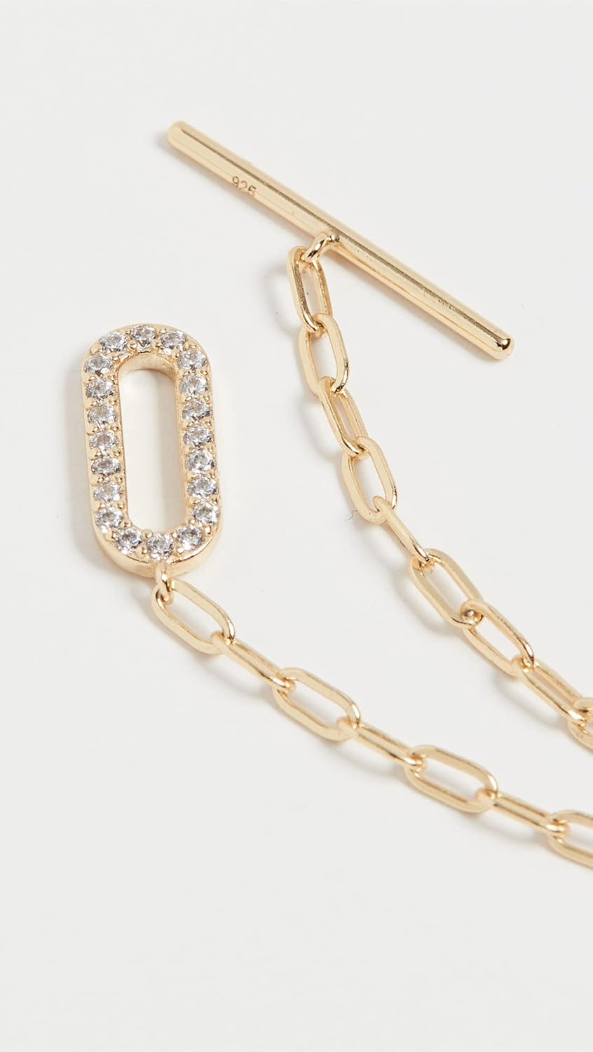 SHASHI Women's Jade Pave Bracelet - Image 3