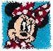 Dimensions Disney Minnie Mouse Latch Hook Craft Kit for Kids, 12'' x 12''