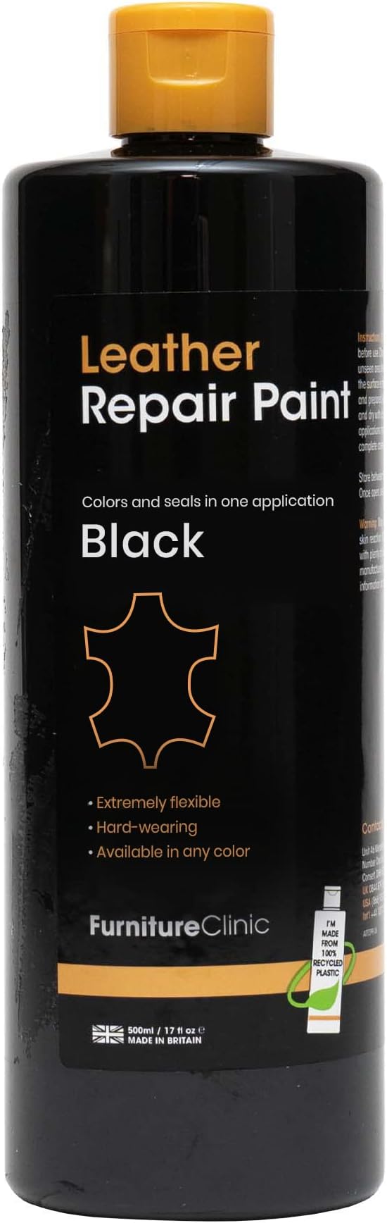 Furniture Clinic Leather Repair Paint & Dye Self Seal Colourant for