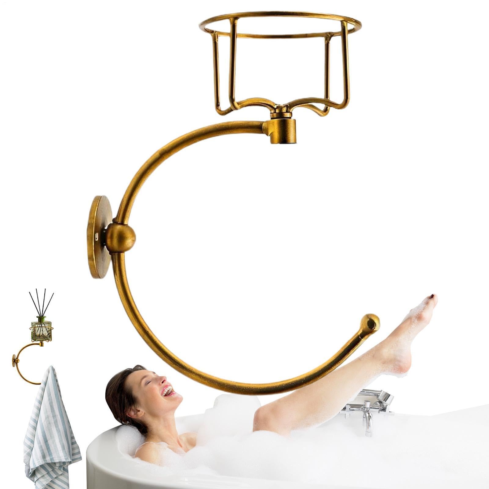 Support Mural pour Serviette de Bain, Fixation Solide Anti-Chute