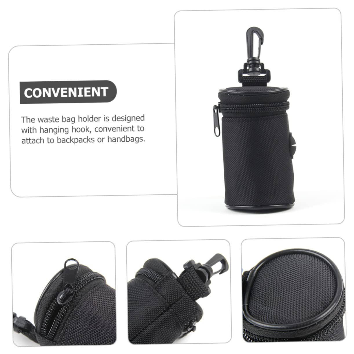 INOOMP 5pièces Porte- à Déjections Canines Léger Avec Support De Rangement Accessoire Pratique Pour Promener Votre Chien Compatible Laisse à Main