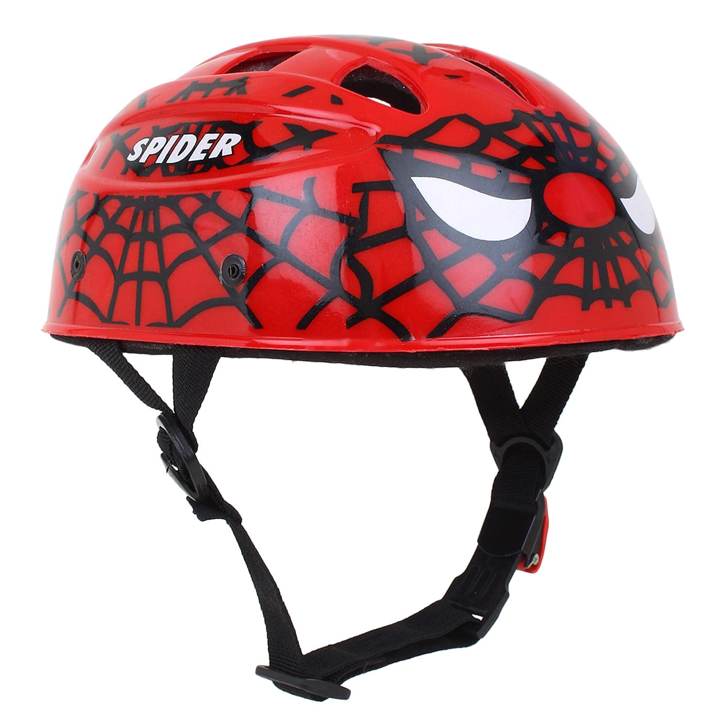 Generic Kids (5-15) Unisex Helmet with Adjustable Strap (Red)-image-29
