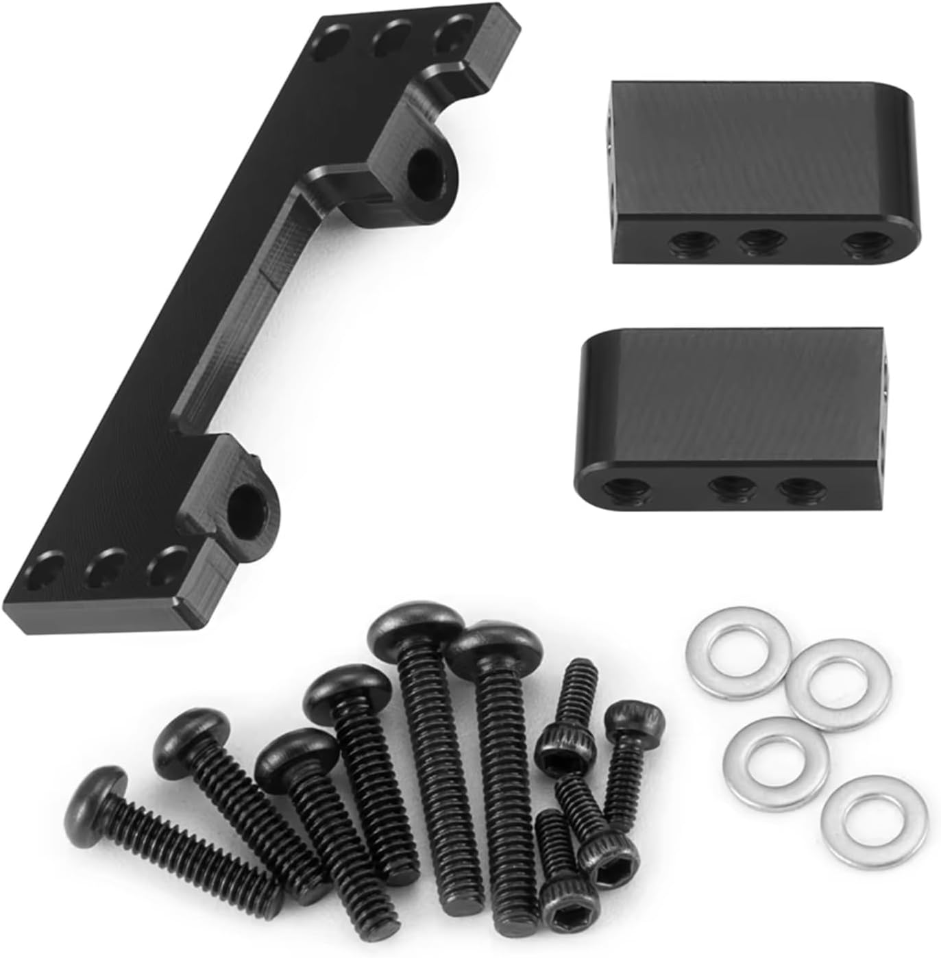 1/16 おもちゃ RCアクセサリー For FMS For FCX24 1/24 メタルサーボマウント RCクローラー RCカーパーツ For FMS For FCX24 1/24 アルミ合金製 調整可能サーボ 固定マウント RCカー トラック アップ