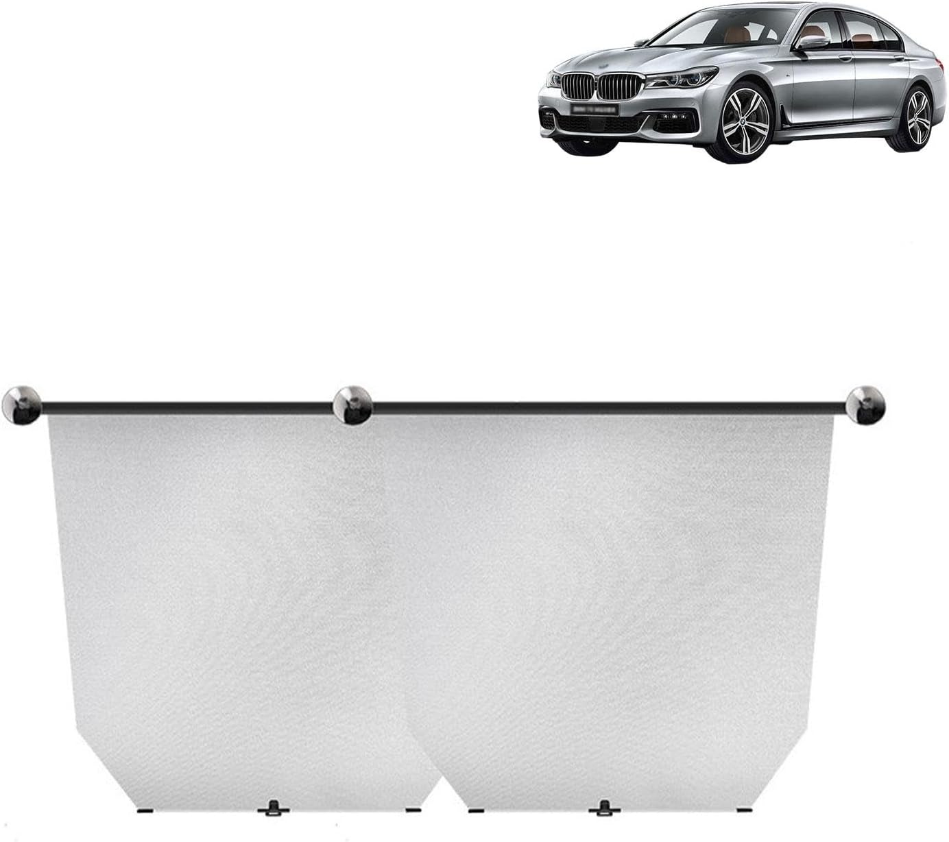 Retractable Windshield Sunshade - Automotive Interior Sun Protection | 2 Pieces collapsibles Car Front Window Sunshade with Suction Cups, Sunshade Windshield for Uv Protection & Heat Insulation