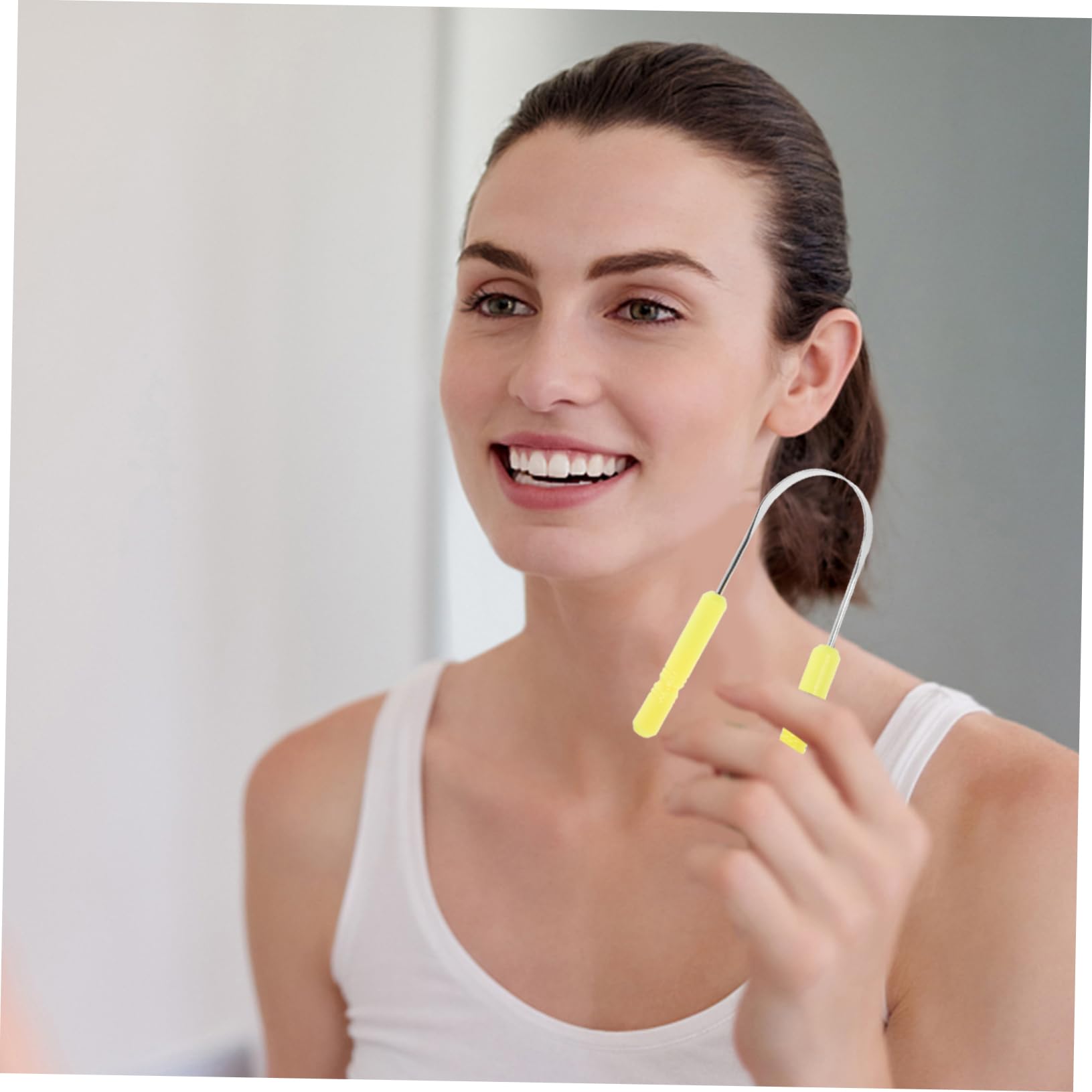 5 Set Raschietti Per Lingua Inossidabile Pulisci Lingua U Shaped Per Fresco E Orale Per Uso E Rimozione Residui 3 Pezzi * 5