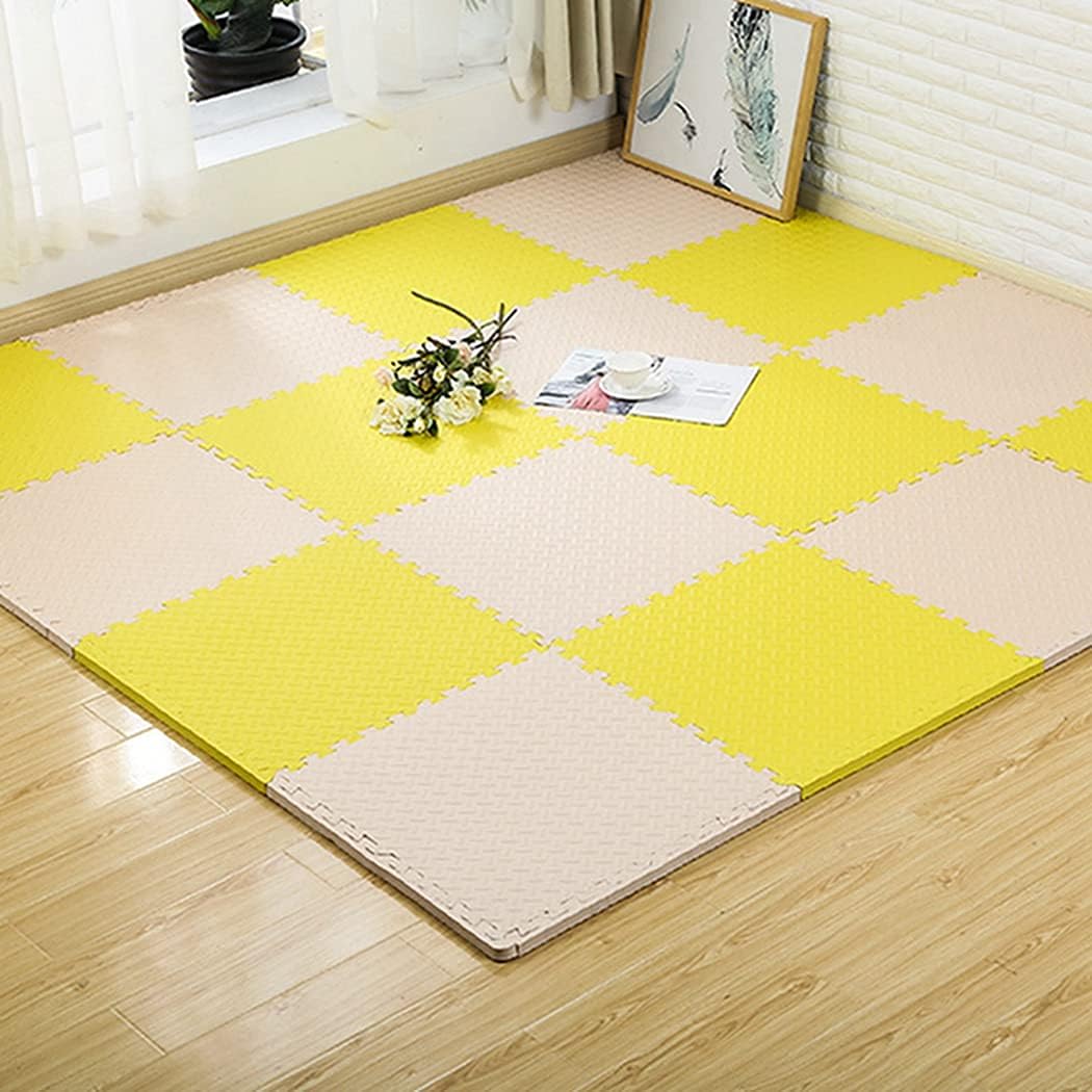 ジョイントマット 厚み1.2cm パズルマット 30cm 赤ちゃん おしゃれ サイドパーツ付 厚手 汚れ防止 人気 衝撃吸収 洗える