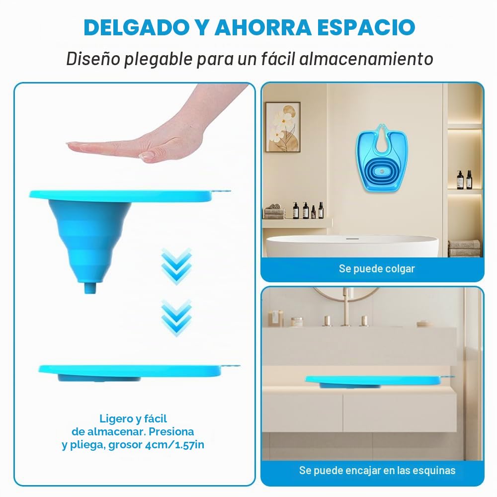 Lavabo de pelo para postrado en cama, lavabo de champú móvil, lavamanos de pelo plegable, lavabo portátil con drenaje para salón, niños, ancianos, embarazadas