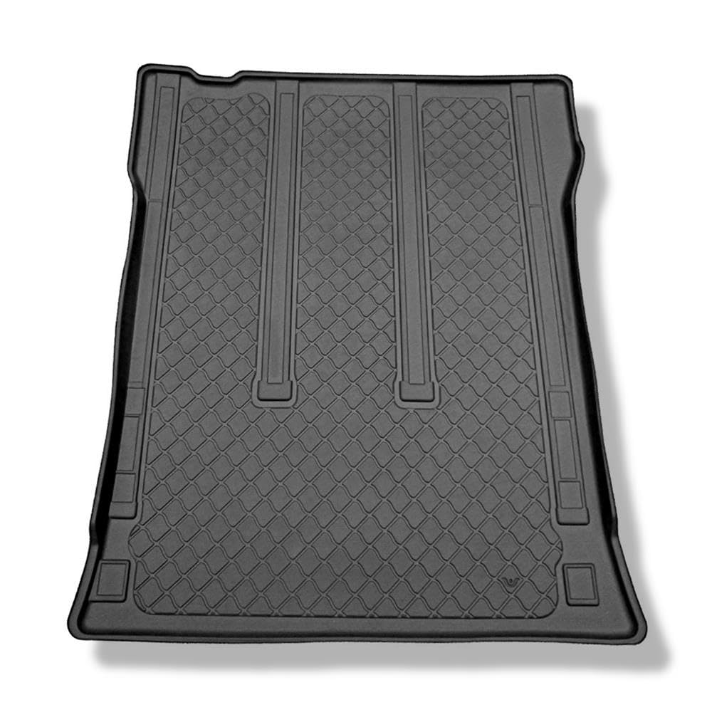 Mossa Alfombrilla Maletero Adecuada para Mercedes Vito W447 Tourer 2014-. G | tras 2.ª fila (3.ª fila puesta o quitada); versión larga (3200/5140 mm); también versión eléctrica