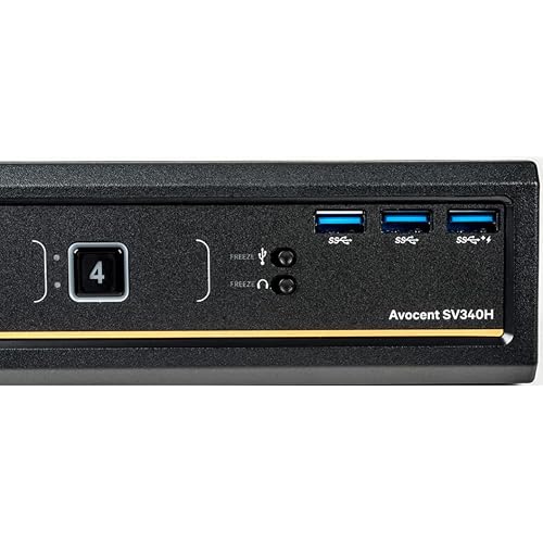 Vertiv Avocent 4-Port Dual-Head Hdmi 4K Ultra Hd Kvm Switch (Sv340H) #TOP2