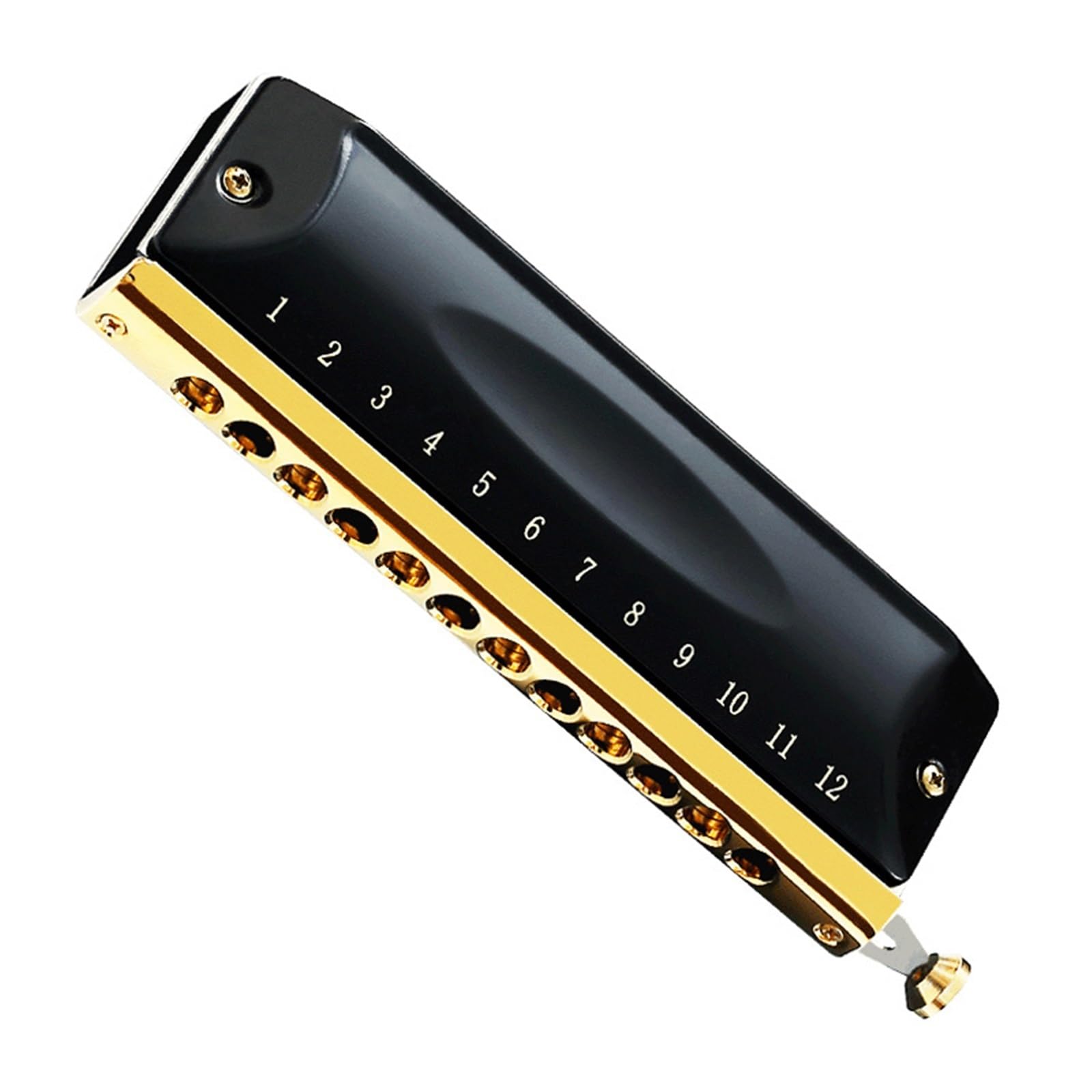 Mundharmonikas für Erwachsene Chromatische Mundharmonika in der Tonart C Instrument für Anfänger und Profis(Type 1)