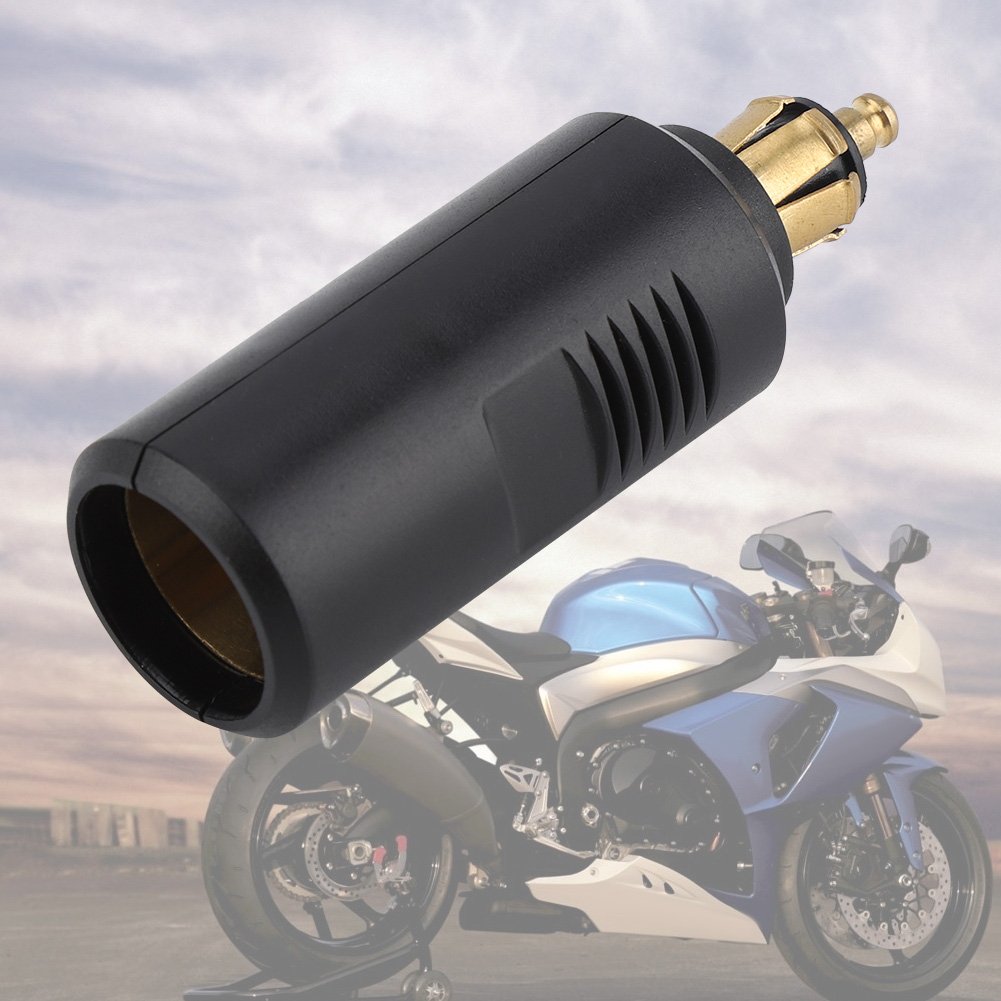 Presa Accendisigari 12V, Adattatore per Presa Accendisigari Europea per Presa Din, Adatta a Qualsiasi Presa Din Europea, per Moto