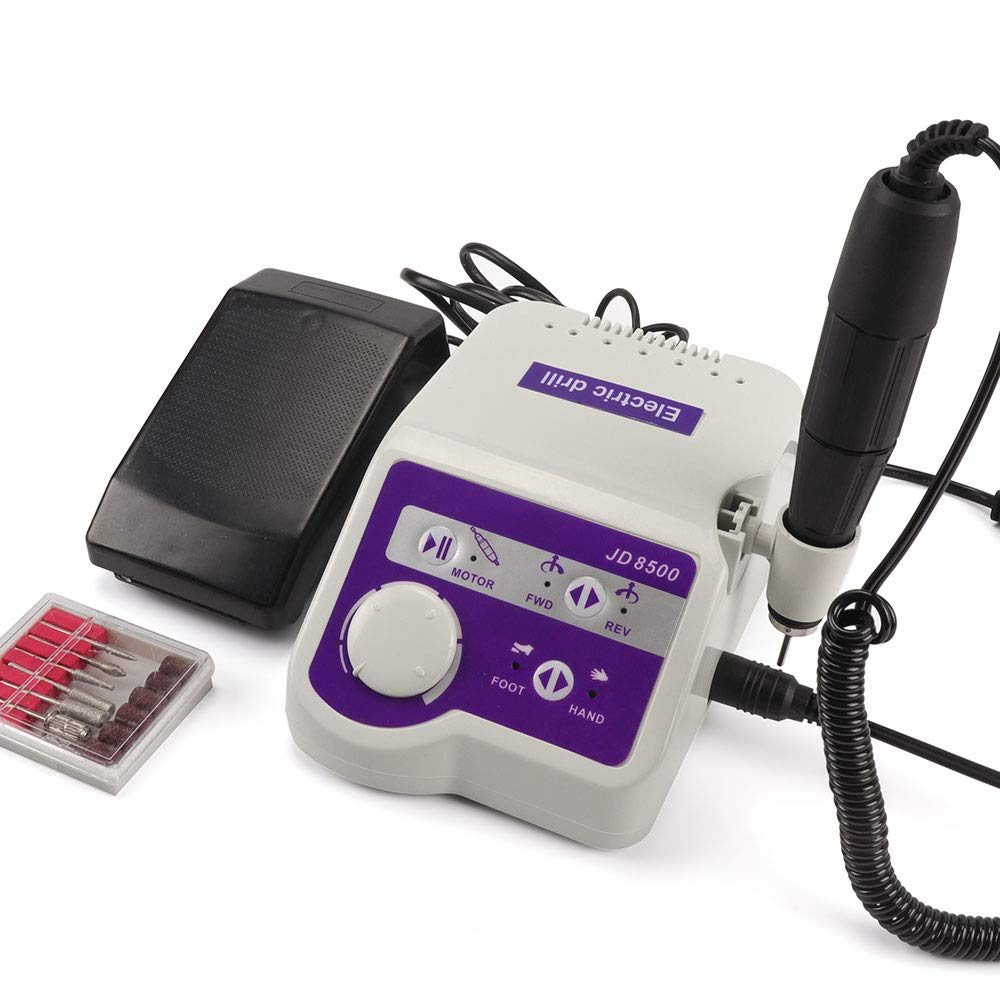 Tazrigo Electric Nail Drill Machine JD8500 65W 35000RPM Manicure Tool Pedicure Polisher Nails Art Equipment