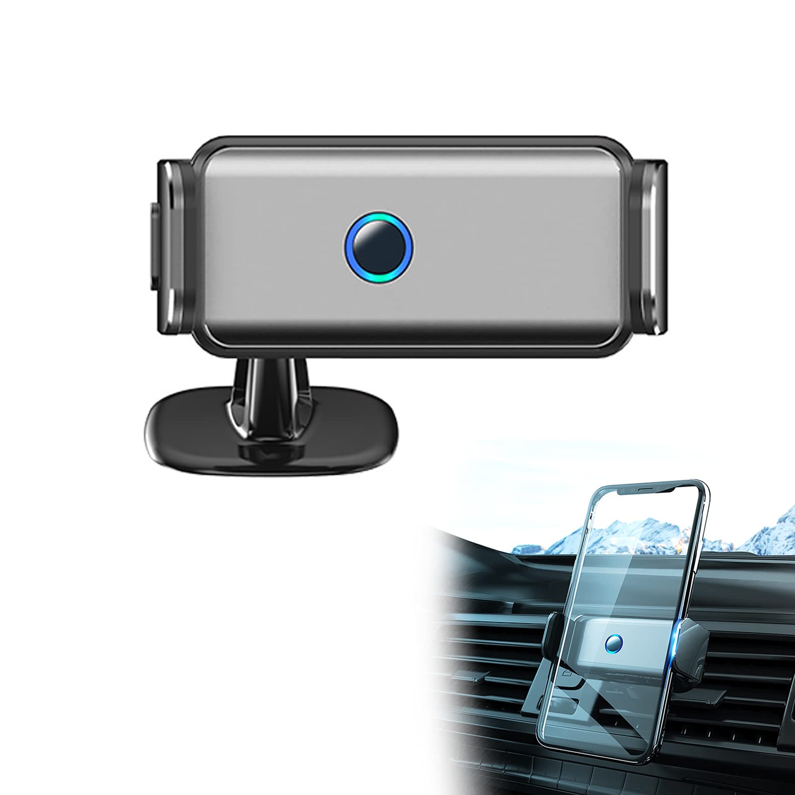 Supporto Per Telefono Con Altoparlante A Induzione E Luce RGB – Rotazione 360°