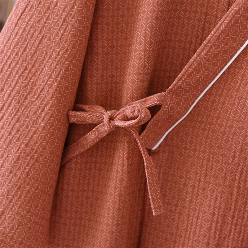 Shanghai Story Men Kimono Robe Cotton Yukata Spa Bathrobe Sleepwear Japanese Kimono for Women Nightgown Gown4