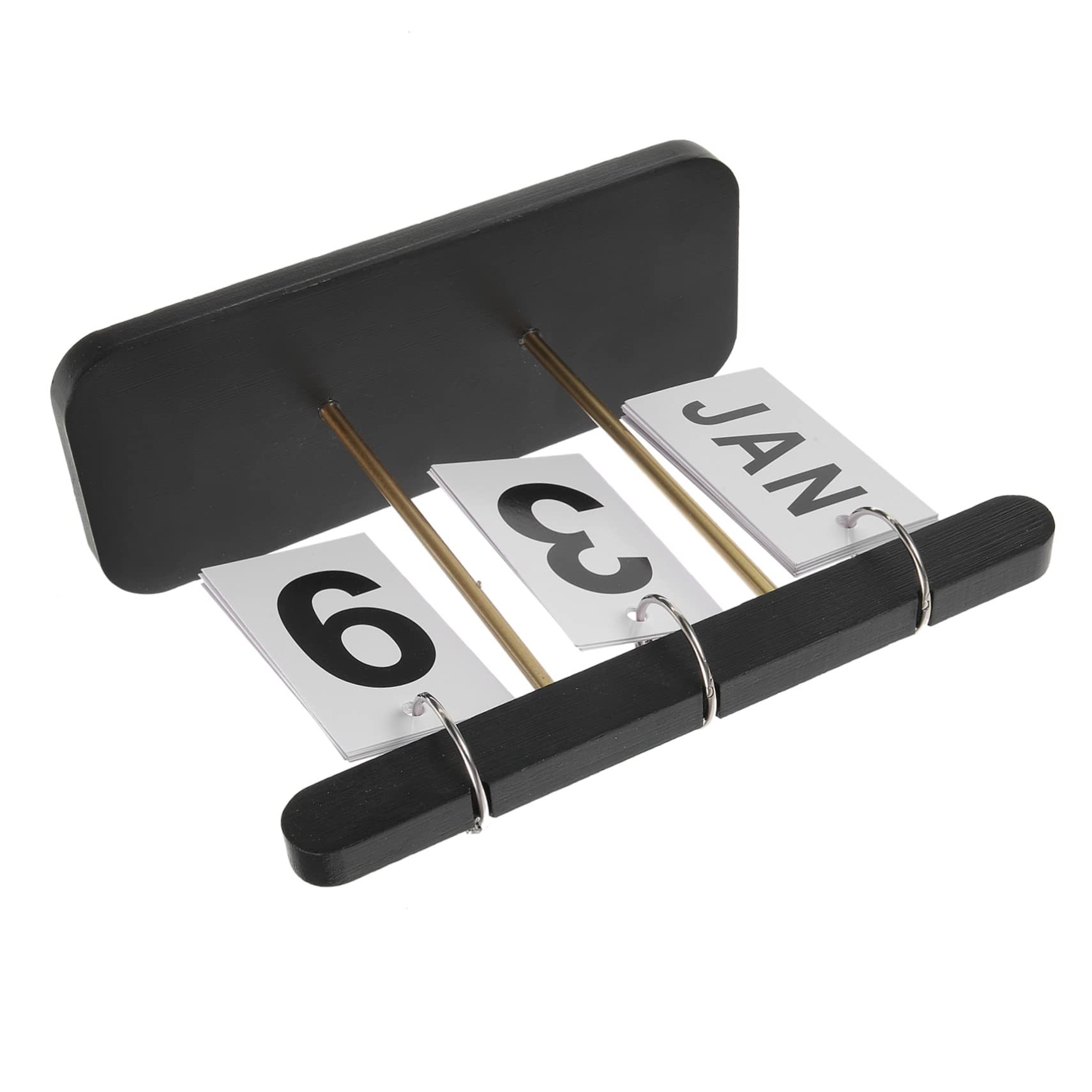 SEWACC 5stücke Rustikaler Tischkalender Mit - Perpetueller Kalender Für Schreibtischdekoration Und Stilvolle Raumgestaltung Für Zuhause Und Büro