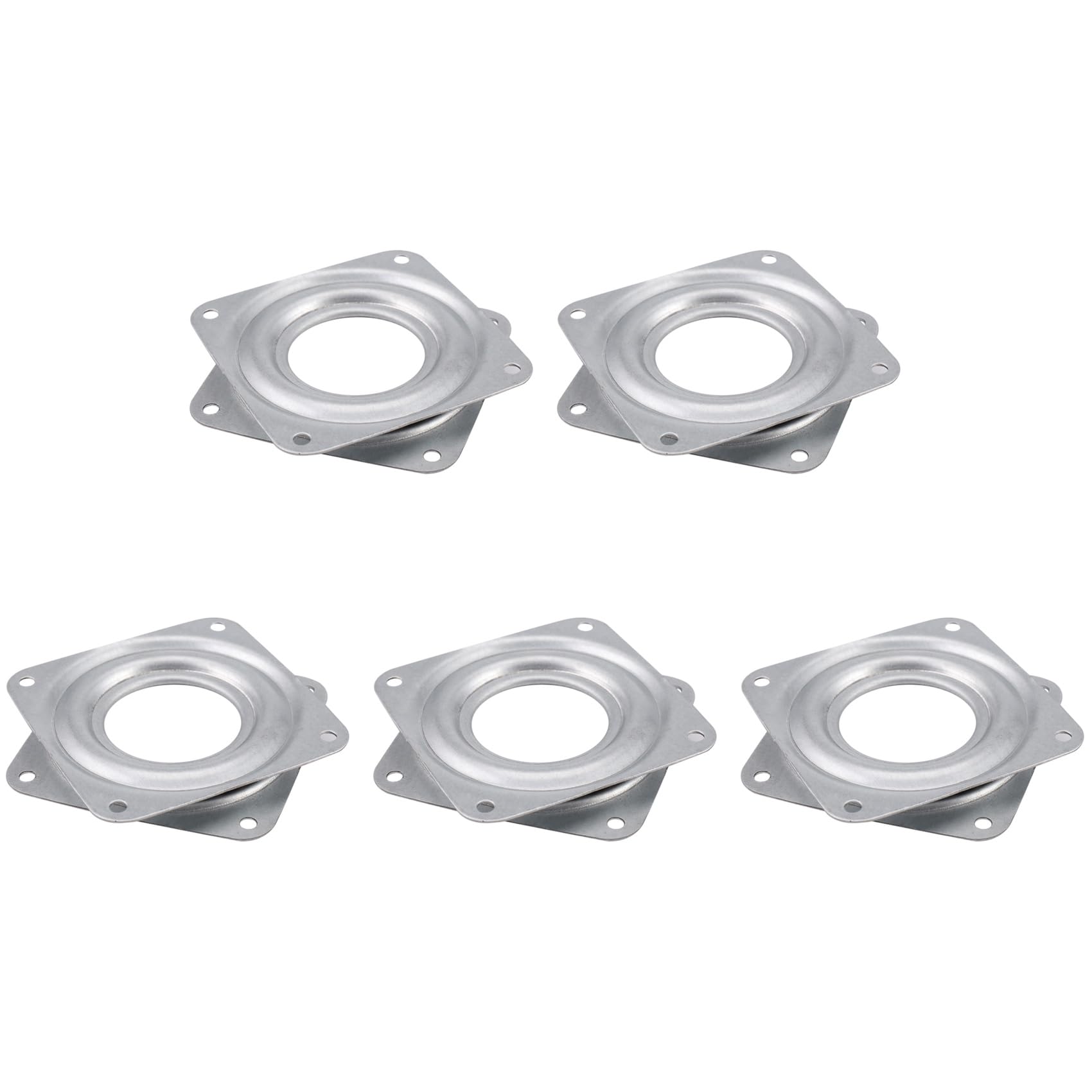Jnchdghwa 5X Lazy Susan Ball Bearing Metal Swivel Plate - 72 x 72 x 9 mm