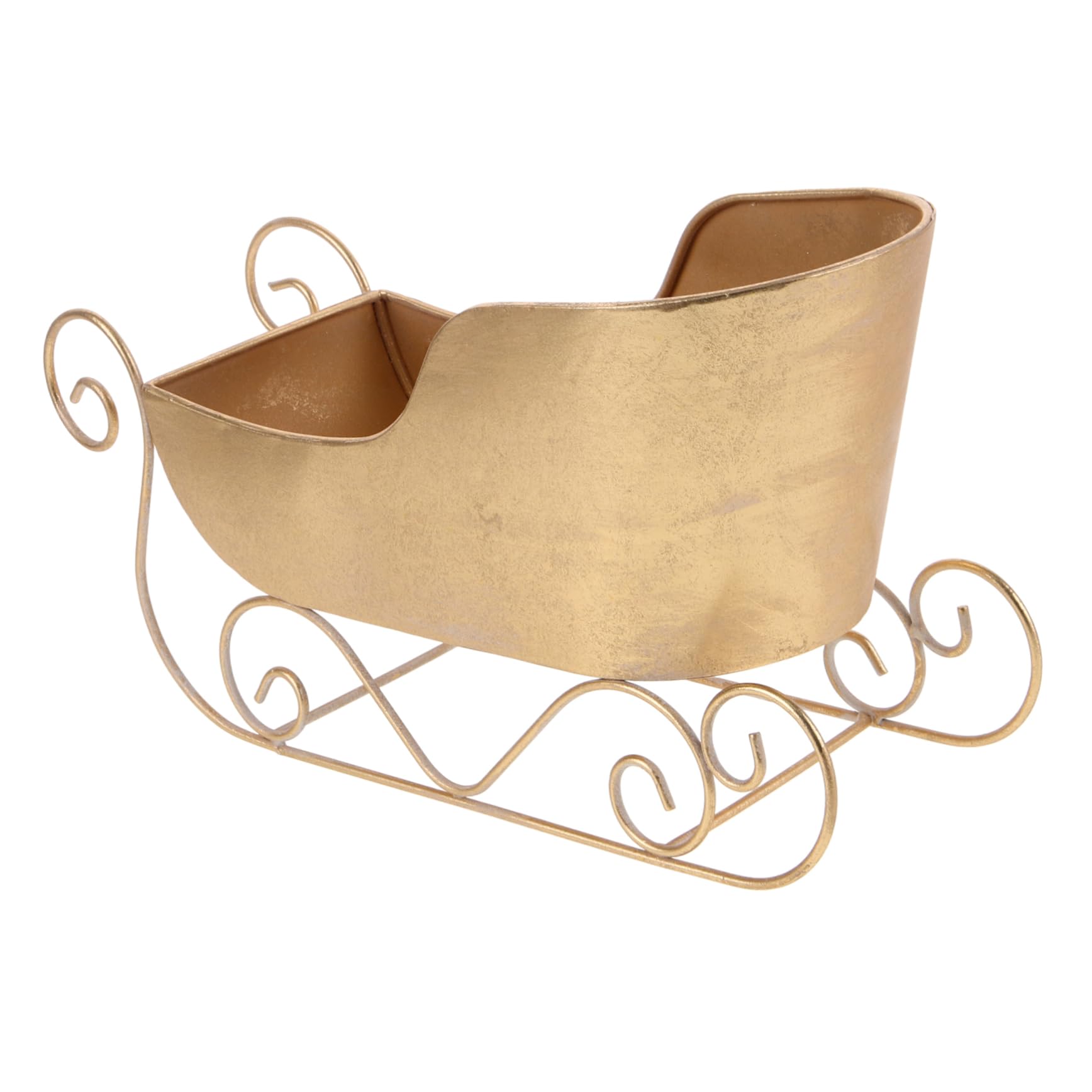 PRETYZOOM Weihnachtlicher Schlittenschmuck aus Eisen in Gold als Klassische Weihnachtsbaum Hängedekoration und Fotorequisite für Weihnachtsfeier und Festliche Partys