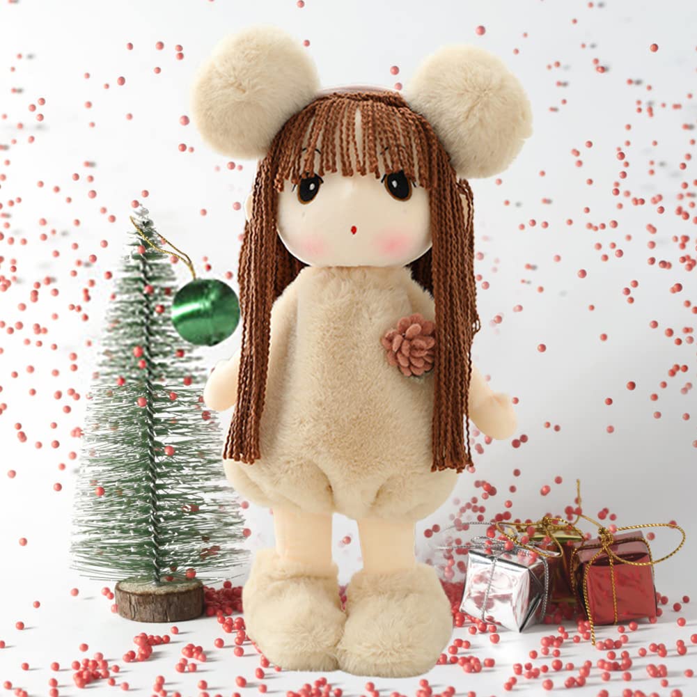 EKKONG Kuromi Peluche, Kuromi Cartoon Plush, Ripiene Bambola Giocattoli di Peluche Carini Carino Cartoon Bambole Bambini Compleanno Giocattoli Regali per Ragazzi Ragazze
