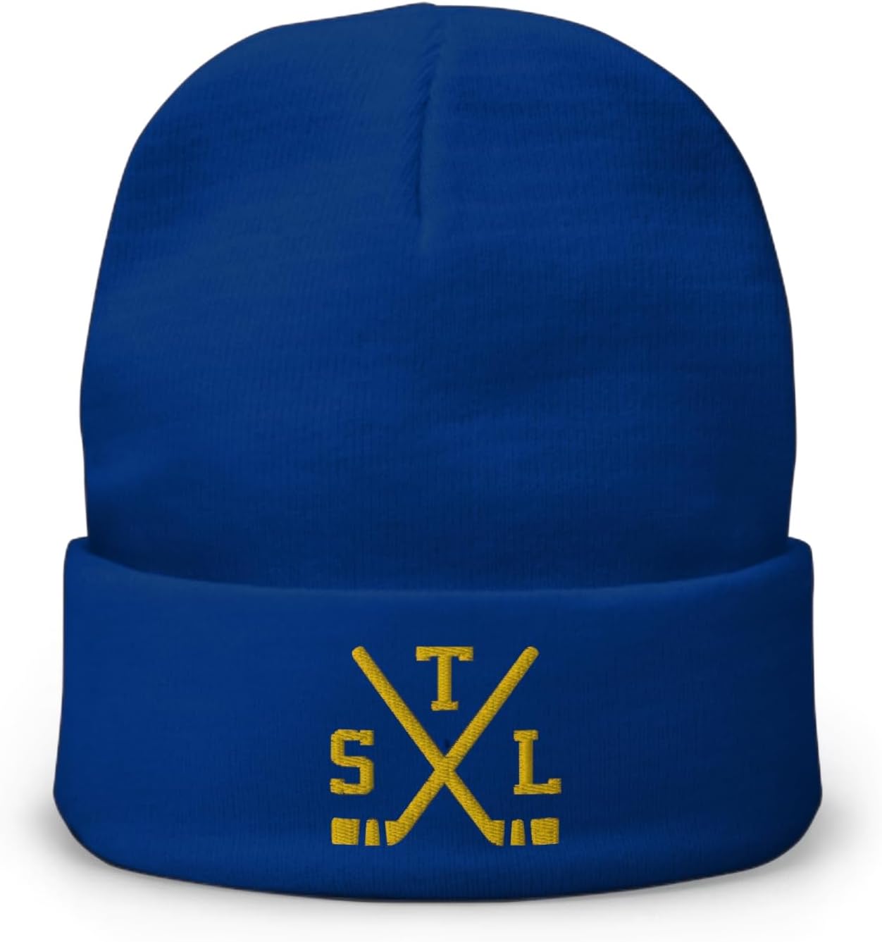 St. Louis Hockey Sticks Retro STL Winter Beanie Cap Hat