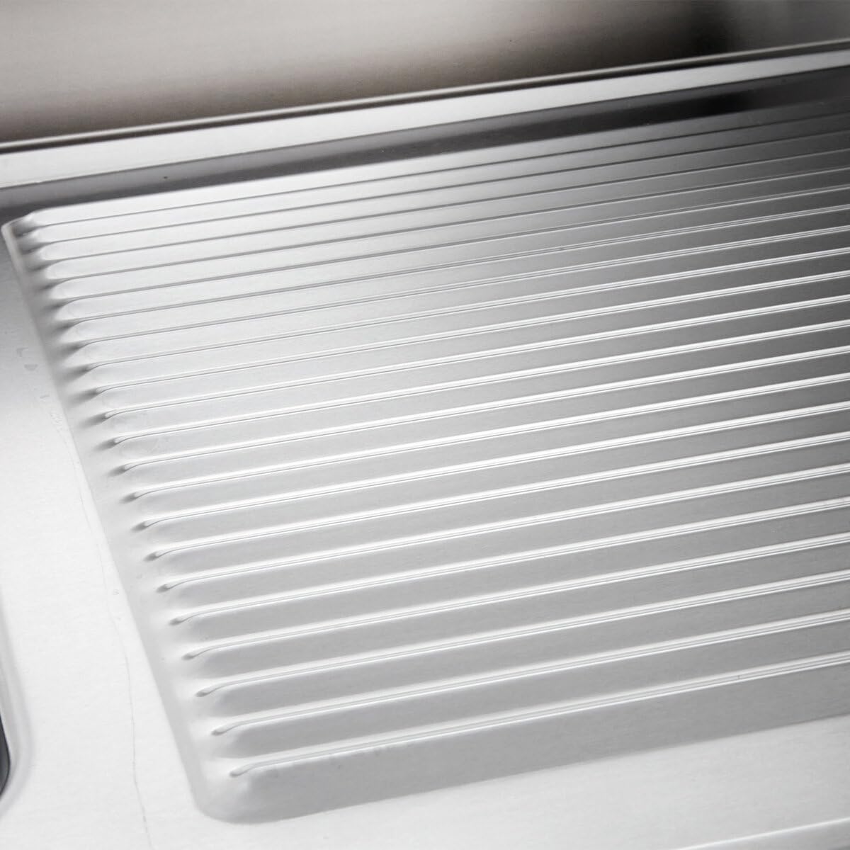 GastroHero Lavello da bagno 120 x 60 cm, in acciaio inox, con lavello sinistro, in acciaio inox, per cucina