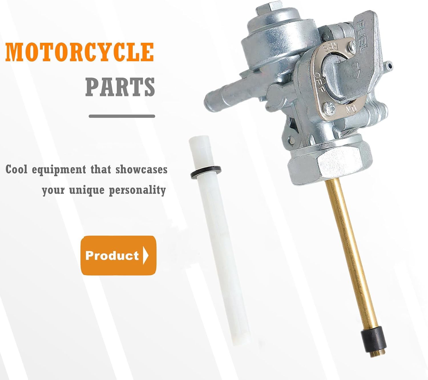 Fuel Switch Vacuum Type Petcock Valve Replacement for Honda Ascot Nighthawk Silver Wing Rebel Shadow Transalp 600 450 650 550 500 16950-MM2-013, N-F7-6676-S
