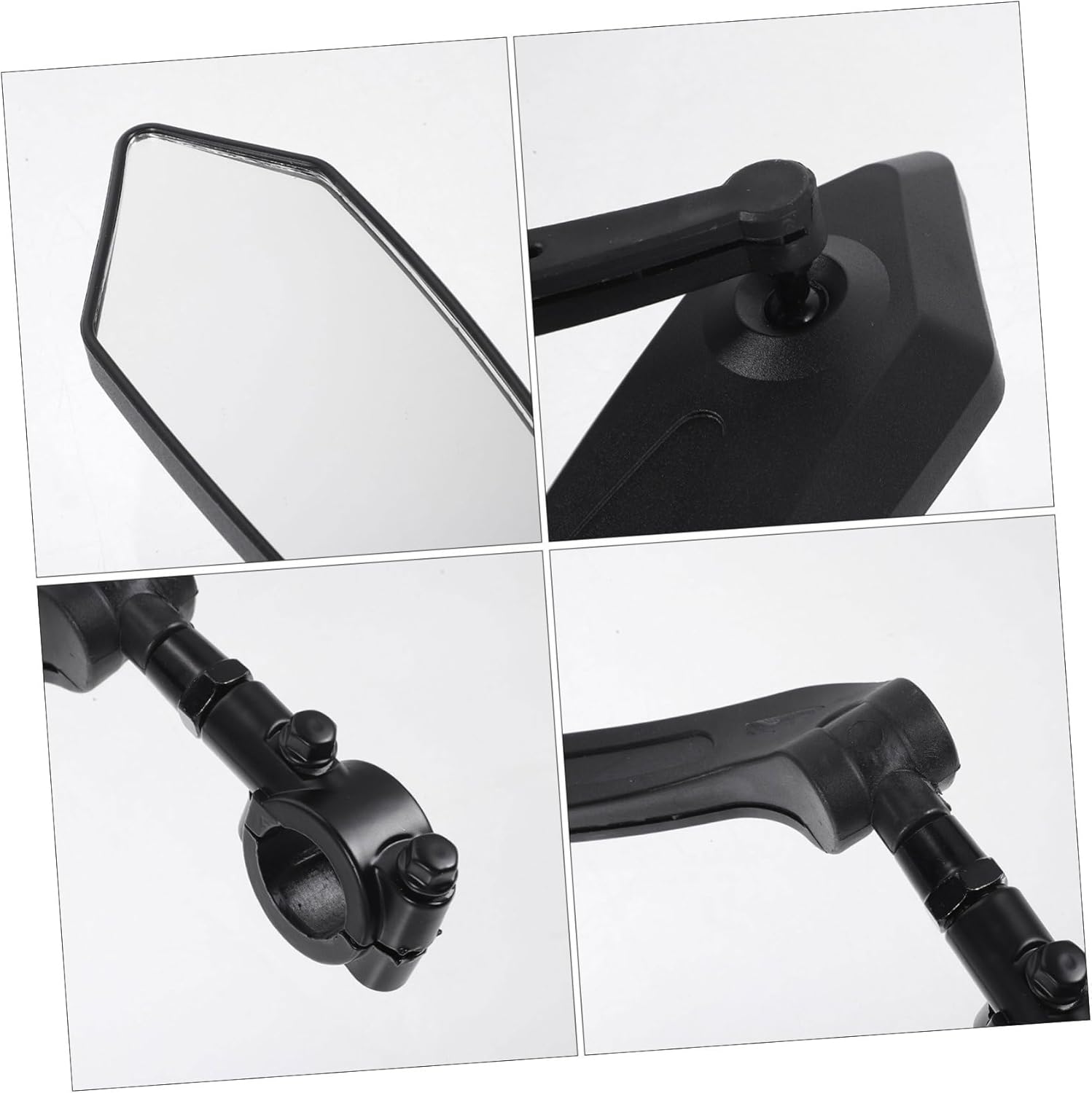 BESPORTBLE 4pcs Rearview Mirror for Road and Mountain Lightweight Convex Safety Mirror for Handlebars Easy to Install Cycling Accessory for Enhanced Visibility