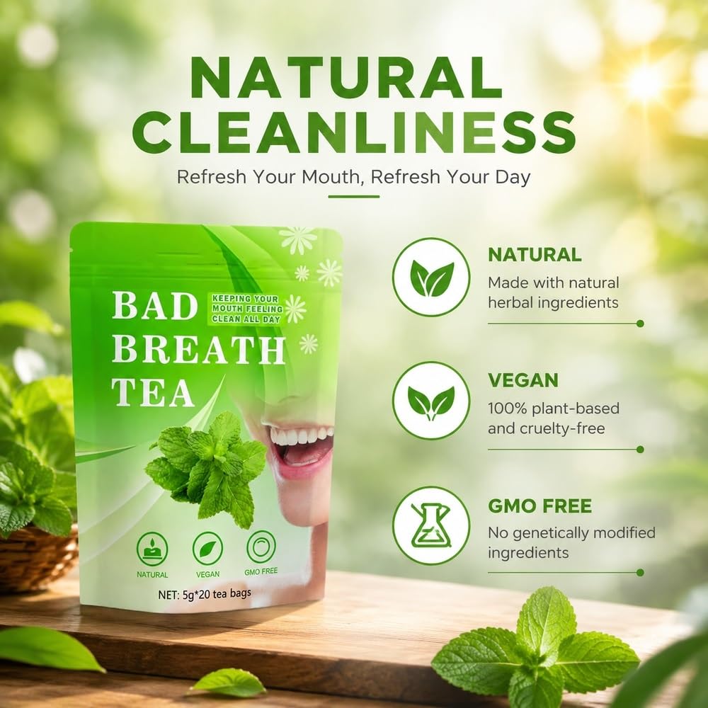Organiczna herbata miętowa Fresh Breath z miętą i miętą Naturalna