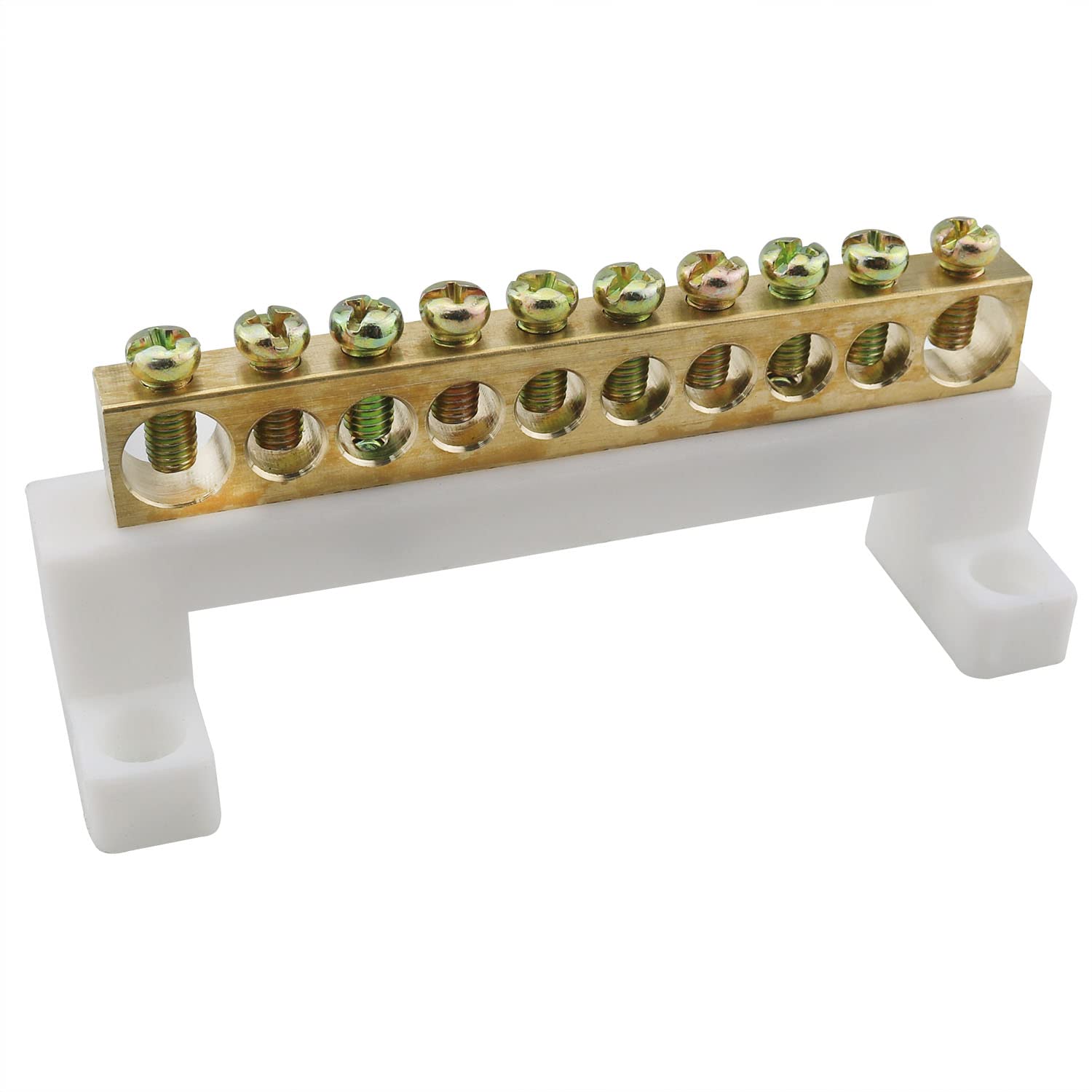 Buy Terminal Block Connector Bar CHENJIN 10 Positions Single Row High