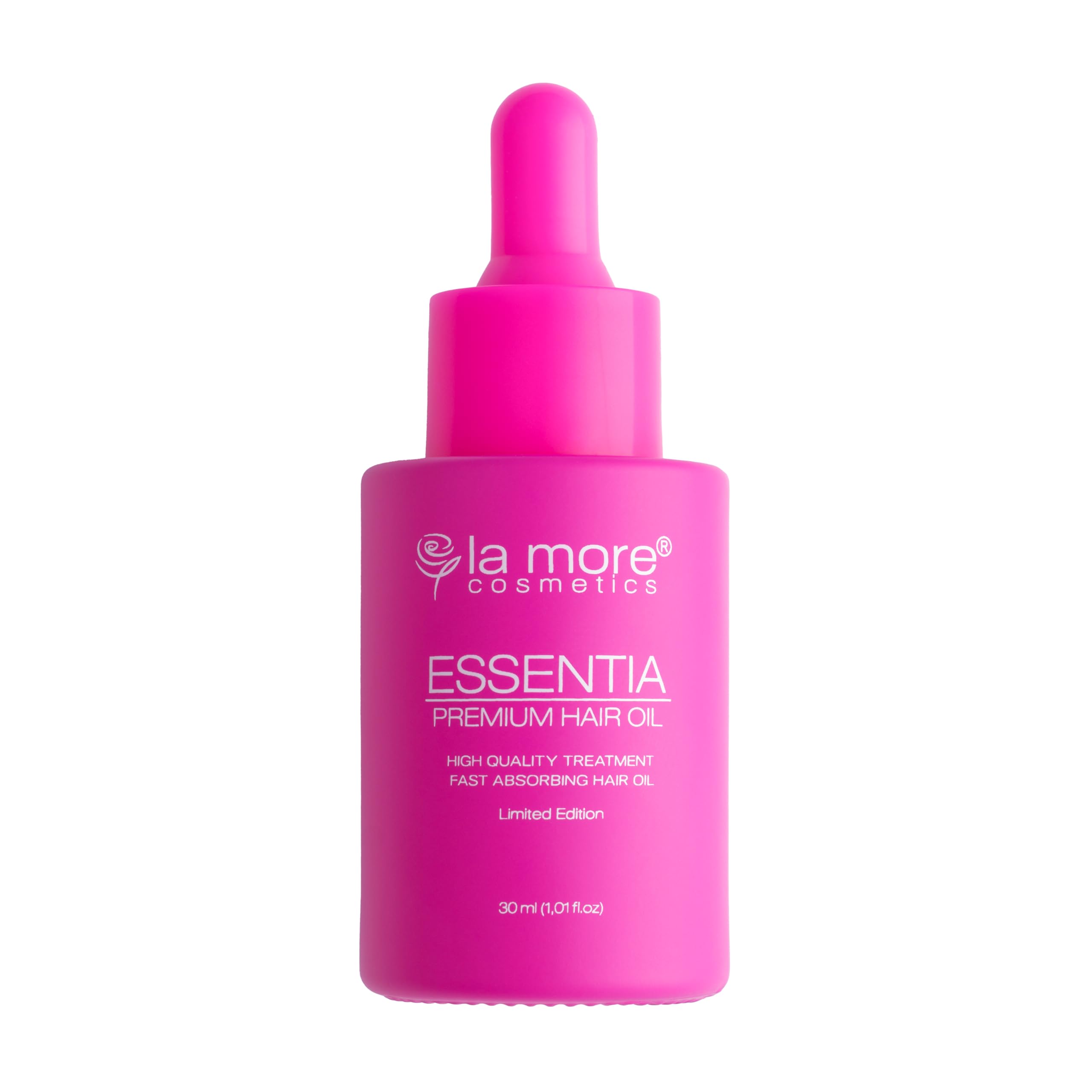 Essentia Premium Haaröl by LaMore– Tierversuchsfrei, Made in Germany, Reich an Quinoa & Braunalgen, Hochdosiert für Glanz & Revitalisierung, Geeignet für Alle Haartypen, 30ml