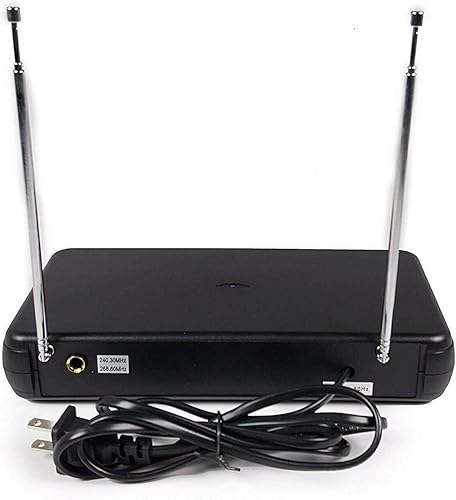 Miniatura 2 de EMB Pro EBM10W sistema de micrófono VHF portable, inalámbrico, dual, profesional