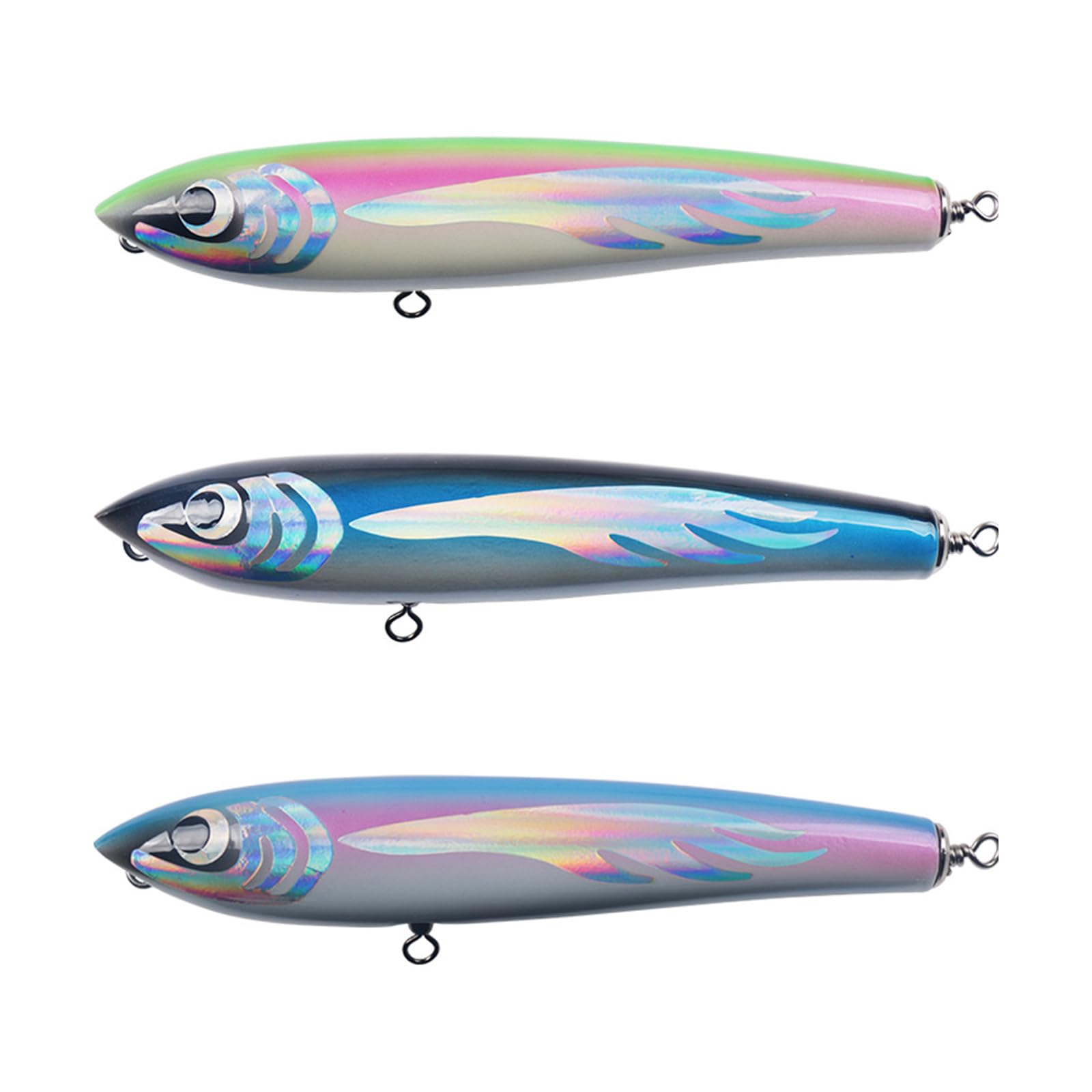 3 richiamo Pesca a traina in profondità Mare Matita Barche da Pesca Esche Artificiali richiamo Acqua salata Barche Esche da Pesca Artificiale Duro