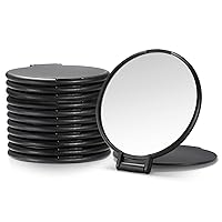 Vista 16 de Qislee Espejo compacto a granel, espejo de maquillaje redondo para bolso, juego de 24 (blanco)