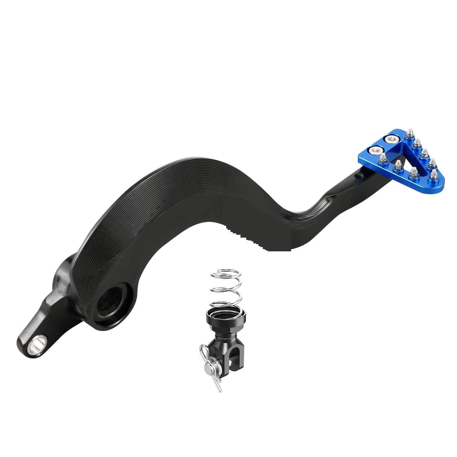 ZDCOZMD for for YZ125 YZ250 2009-2024 YZ125X YZ250X 2020-2023 Adjustable Forged Brake Pedal Lever & Rear Return Spring(Ivory)