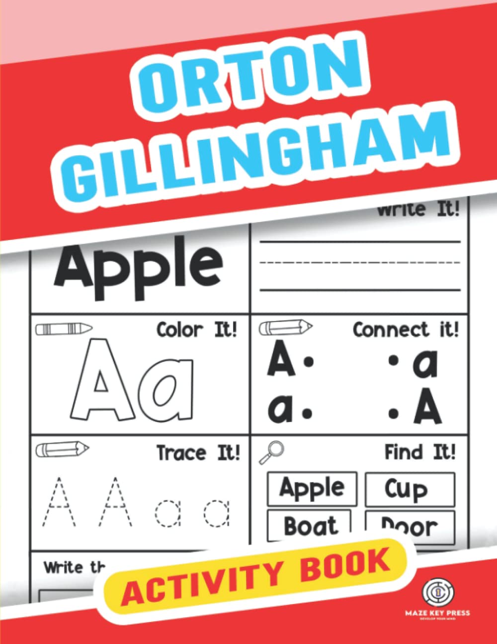 Orton Gillingham Activity Book: Learn to Read Write and Spell Activities for Kids With Dyslexia