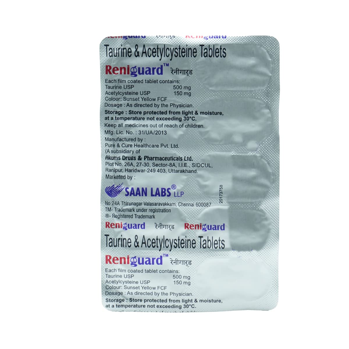 Reniguard - Strip of 10 Tablets