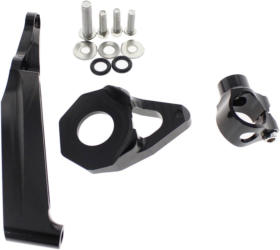 CNC Mounting Bracket Support Kit For CBR600RR CBR 600RR 2005-2006 Motorcycle Steering Damper Stabilizer Black