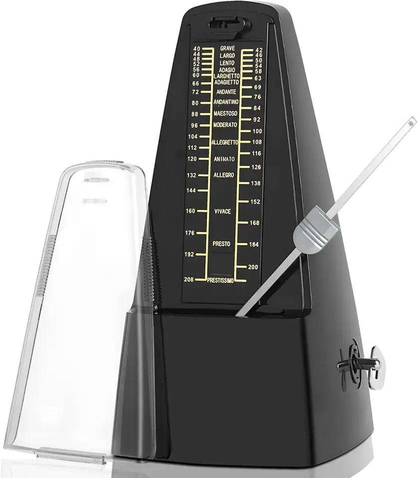 Metrônomo Mecânico, Metrônomo Mecânico Analógico, Padrão Universal Metronome para Piano, Guitarra, Bateria, Violino, Bateria