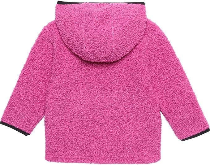 Carhartt Baby CA9913 Long-Sleeve Fleece Quarter-Snap Sweatshirt, Festival Fuchsia Pink - Baby Infant Newborn Girls - 9 Month