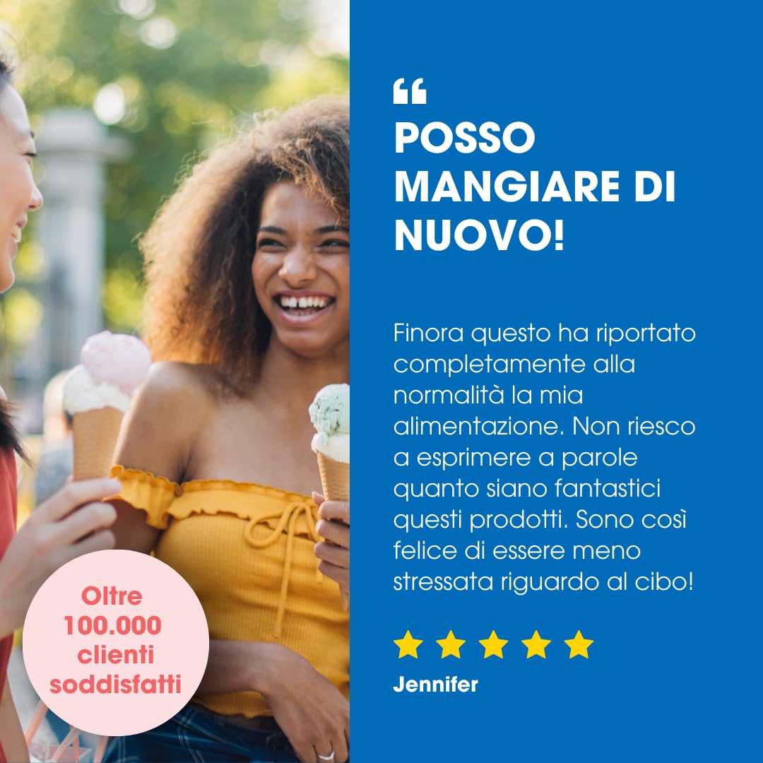 Intoleran Lattasi 20.000 Enzima Digestivo - 150 Compresse divisibili | Enzima Lattasi per l'Intolleranza al Lattosio, Dose più alta, Vegano, Low FODMAP