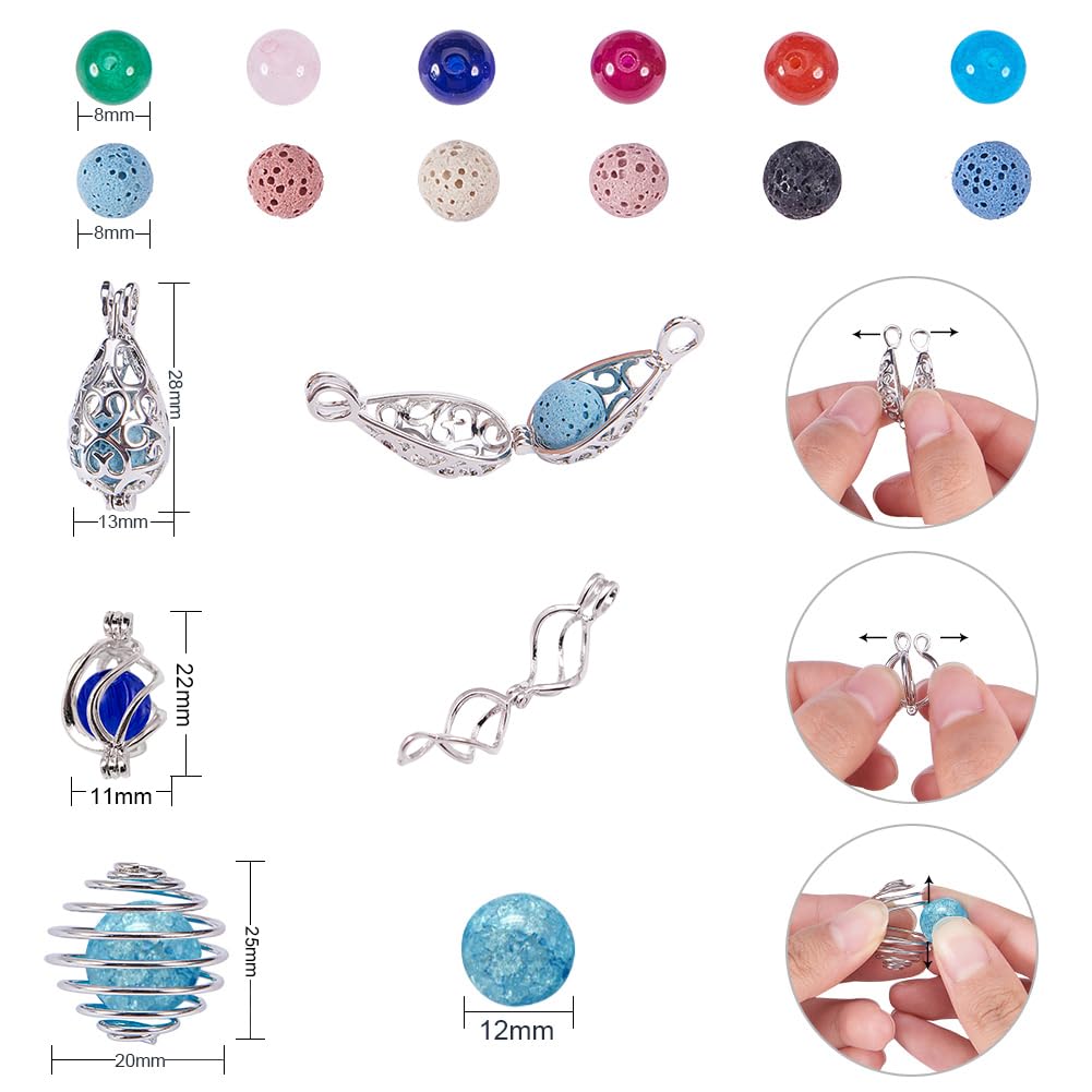 SUNNYCLUE DIY Ohrringe-Set – 10 Paare, Mit Kranich-, Wolken- & Blumen-Anhängern, Inkl. Zubehör
