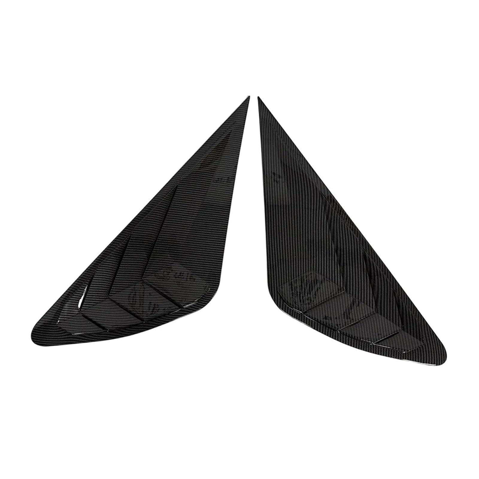 Compatible for Lexus RX270 RX450 350 2009-2014 Car Rear Window Louver Shutter Cover Side Vent Trim Sticker Scoop(Carbon Look)