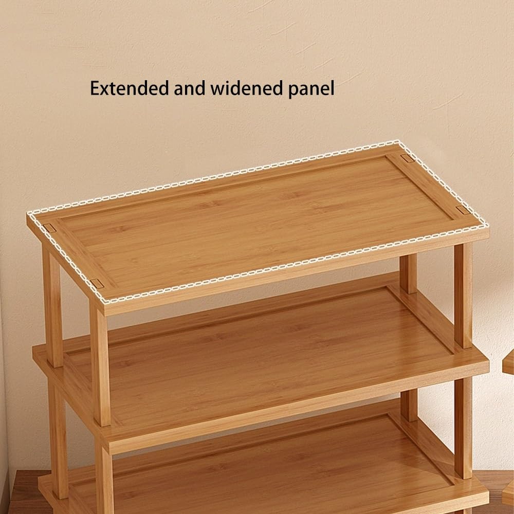 Generico Espositore Per La Casa, Libreria Da Scrivania In Legno A 2/3 Livelli, Organizzatore Di Libri Per Piccoli Spazi Salvaspazio(Brown,3-Tier 65x23x37cm)