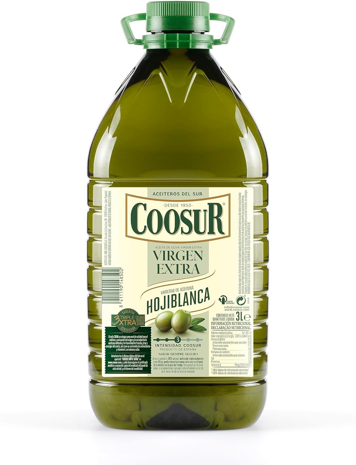 Aceite de Oliva Virgen Extra Hojiblanca 3 Litros
