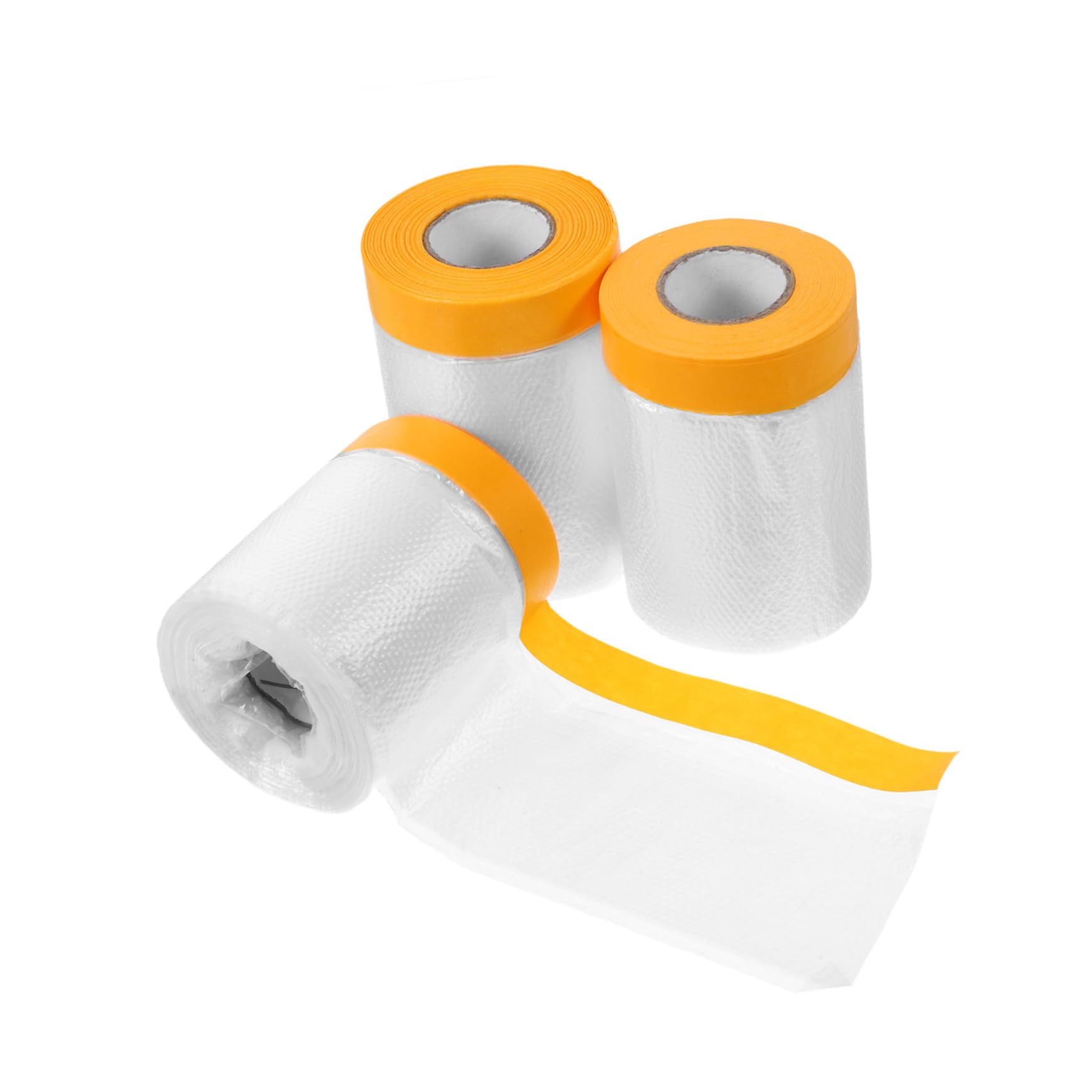 LIFKOME 3 Roll Auto Body Protective Film Easy Clean Pe Fabric Masking Tape for Neck Sealer Painters Tape