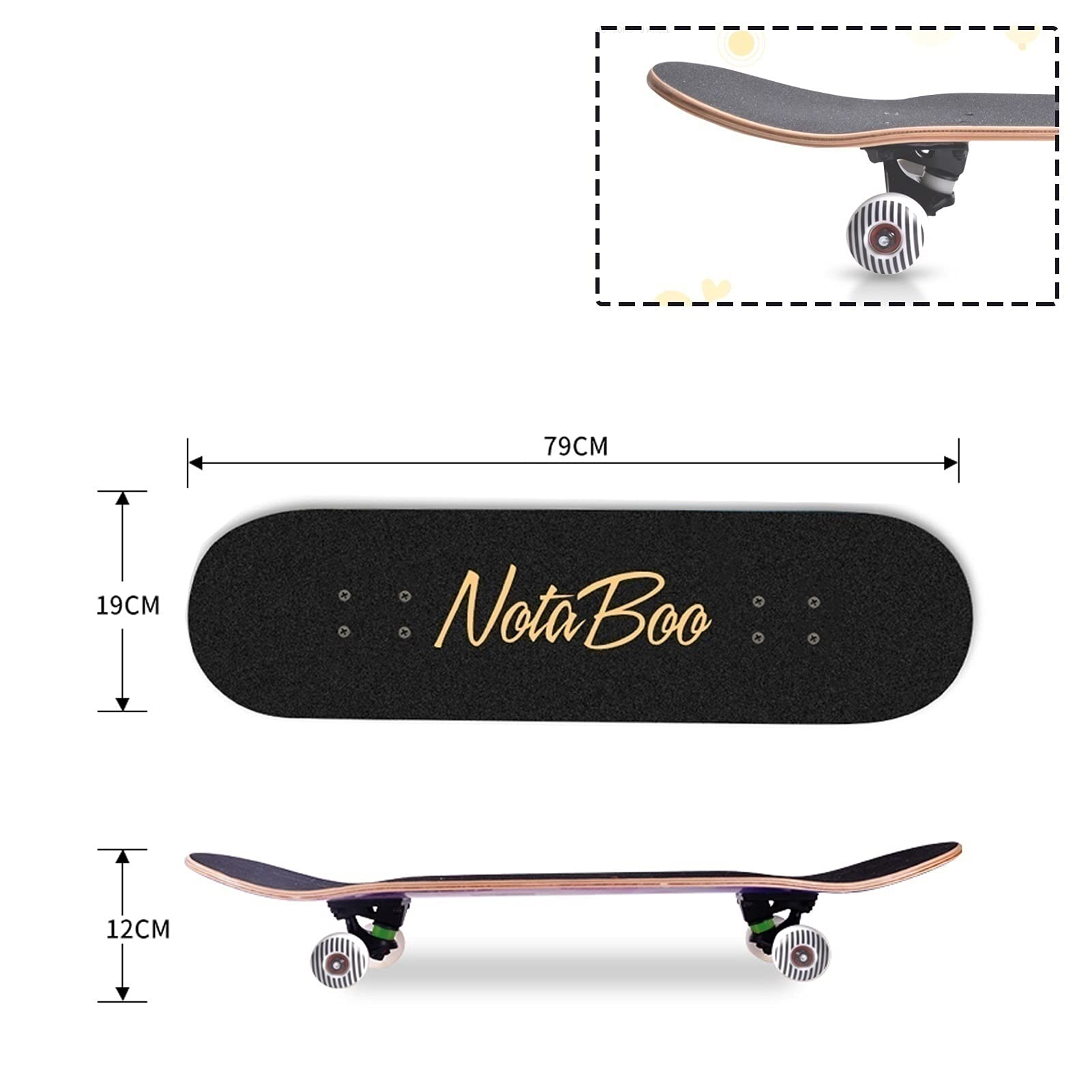 Amazon.co.jp: スケートボード 完成品 スケボー コンプリート