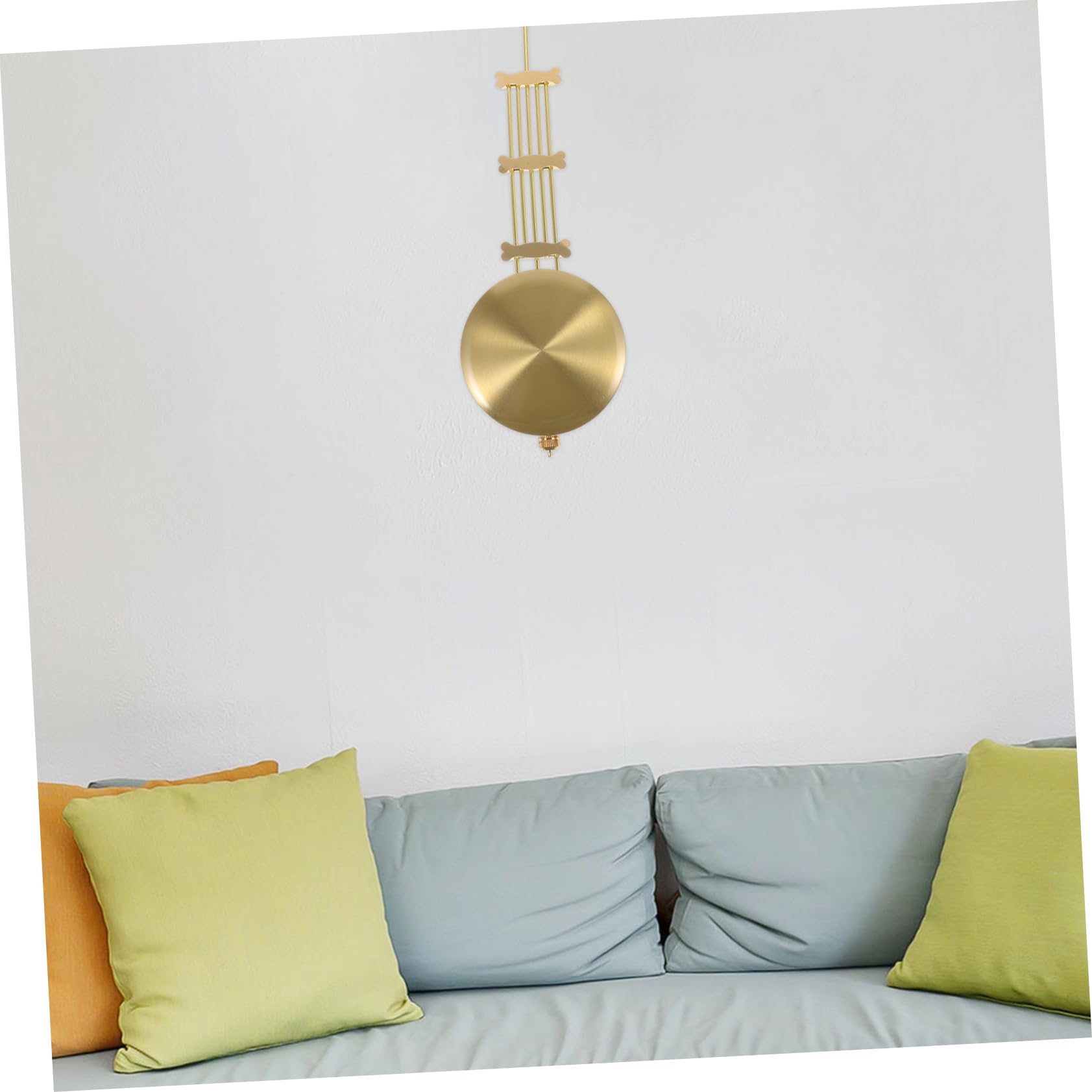 Operitacx 3 Pièces Accessoires de Pendule Partie Remplacement Corloge de pièces de Rechange Rustique Horloge Murale à Pendule pièces d'horloge à Alliage d'aluminium Doré