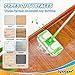KEEPOW Reusable Mop Pads Compatible with Swiffer Sweeper Mop, Microfiber Dry Sweeping Cloths Washable Wet Mopping Cloth Refills for Hardwood Floor Cleaning, 3 Pack (Mop is Not Included)