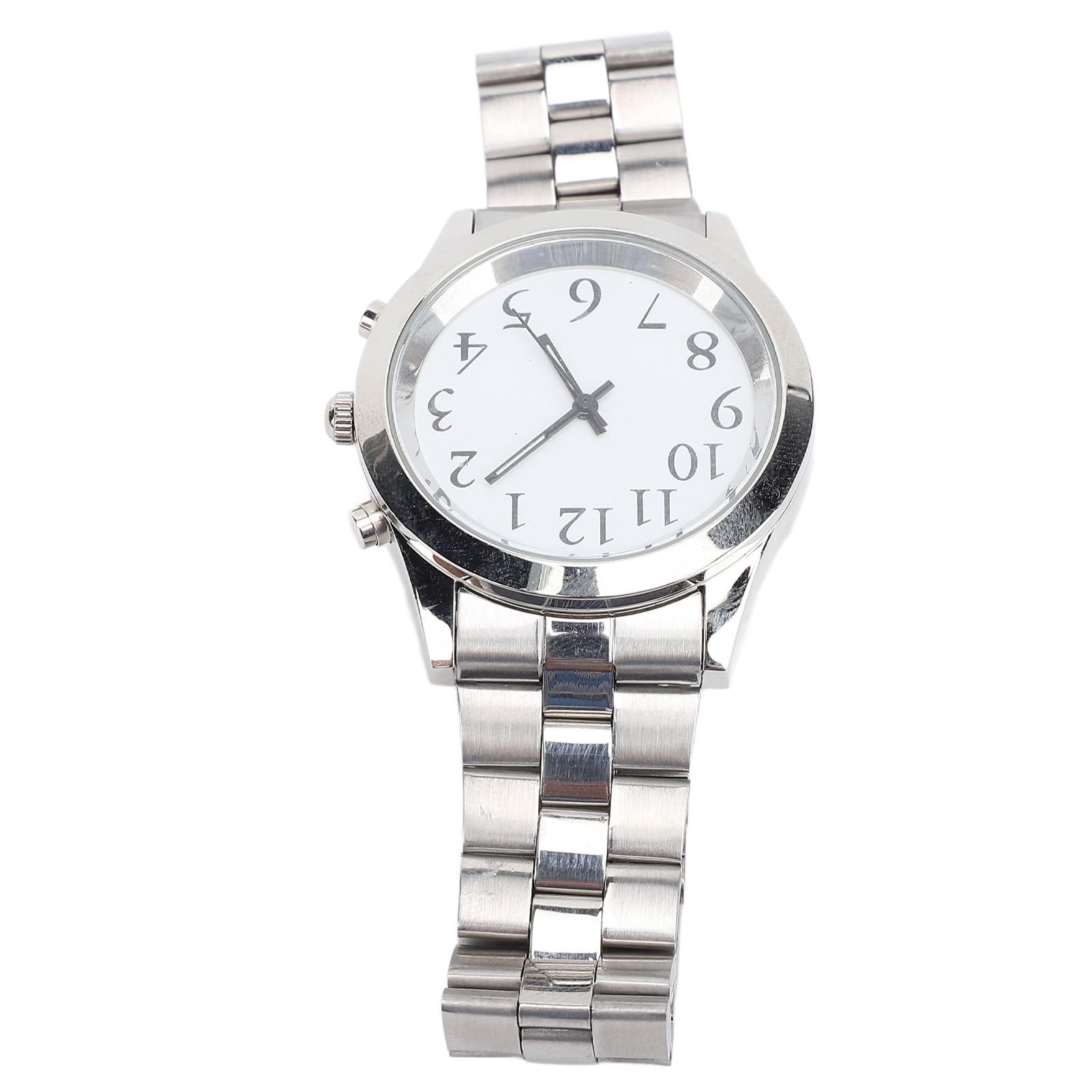 Orologio Analogico Parlante Ad Alto Volume con Funzione di Promemoria per Non Vedenti, Orologio con Voce Chiara e Grande per Anziani con Problemi di Vista